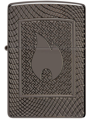 Zippo Armor Flame Pattern