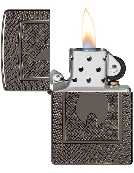 Zippo Armor Flame Pattern