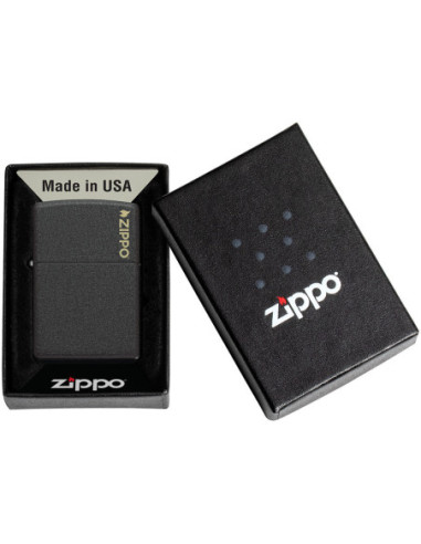 Zippo Black Crackle® Zippo Logo