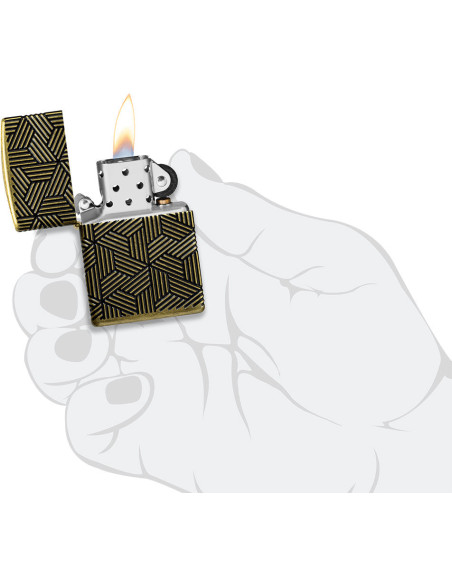 Zippo Armor Art Deco Pattern