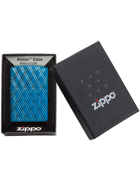 Zippo Armor Blue Diamonds