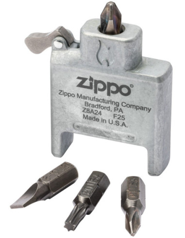 Zippo Brushed Chrome – vložka Bit Safe