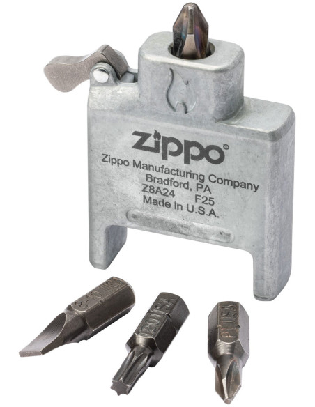 Zippo Brushed Chrome – vložka Bit Safe