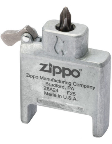 Zippo Brushed Chrome – vložka Bit Safe