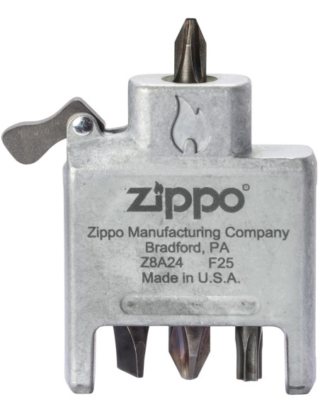 Zippo Brushed Chrome – vložka Bit Safe