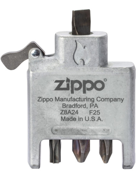 Zippo Brushed Chrome – vložka Bit Safe
