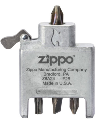 Zippo Brushed Chrome – vložka Bit Safe