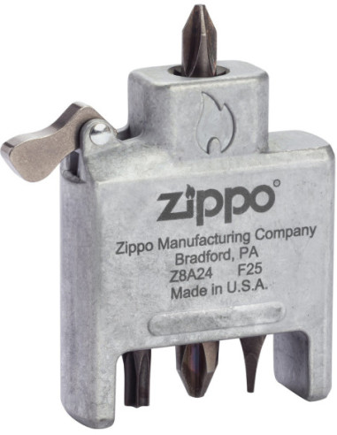 Zippo Brushed Chrome – vložka Bit Safe