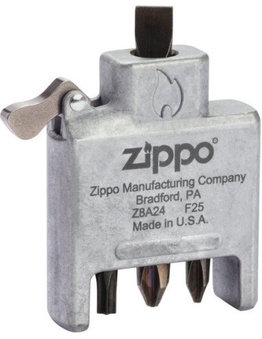 Zippo Brushed Chrome – vložka Bit Safe