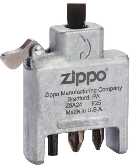 Zippo Brushed Chrome – vložka Bit Safe