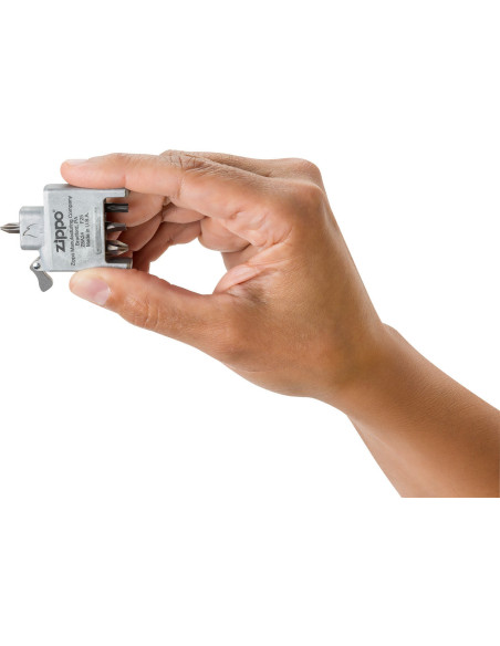 Zippo Brushed Chrome – vložka Bit Safe