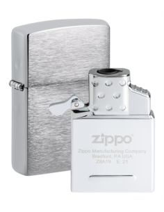 Zippo Brused Chrome - Jet Insert