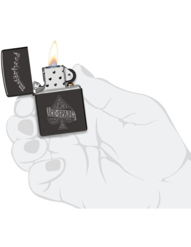 Zippo Motörhead Ace of Spades Ebony