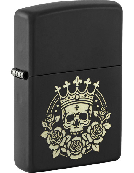 Zippo Skull with Crown