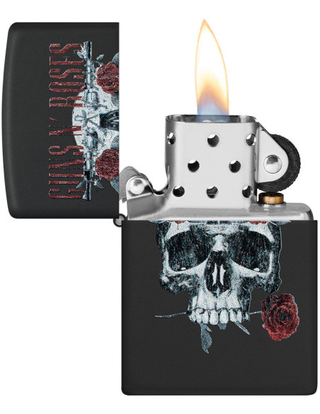 Zippo Guns N' Roses Flower Skull