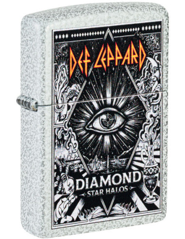 Zippo Def Leppard Diamond Star Halos