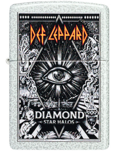 Zippo Def Leppard Diamond Star Halos