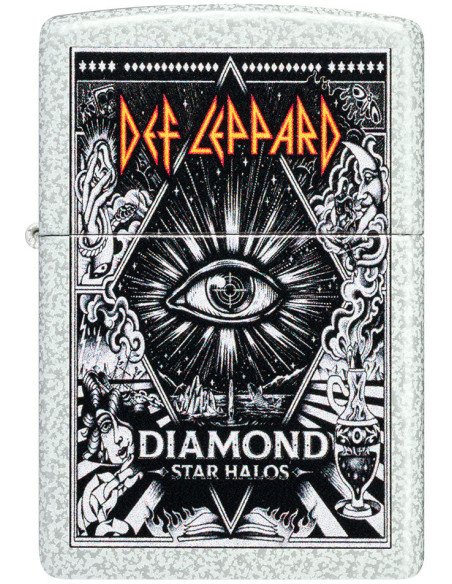 Zippo Def Leppard Diamond Star Halos