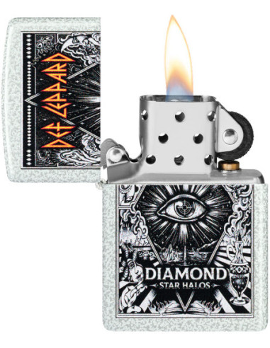 Zippo Def Leppard Diamond Star Halos
