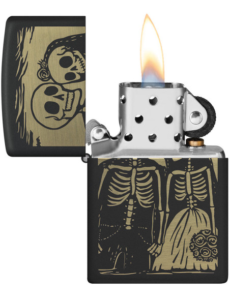 Zippo Skeleton Wedding