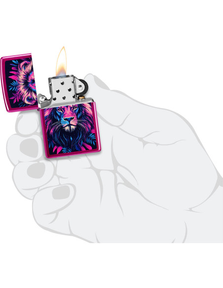 Zippo Multicolor Lion