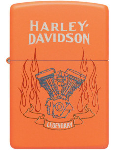 Zippo Harley-Davidson Legendary Orange 2