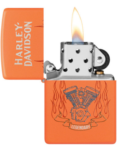 Zippo Harley-Davidson Legendary Orange