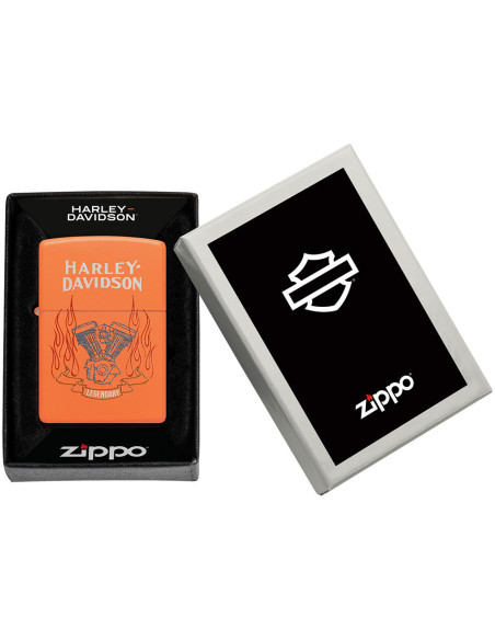 Zippo Harley-Davidson Legendary Orange