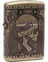 Zippo lighter with a Steampunk design. This is a collector's edition, and a new technology is used for the engraving that allows for engraving around the entire lighter. Zippo is a metal gasoline lighter with a lifetime guarantee and over 80 years of tradition. These high-quality lighters are made exclusively in the USA.