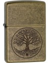 Zippo zapaľovač s motívom Stromu života. Zippo je kovový benzínový zapaľovač s doživotnou zárukou a viac ako 80 ročnou tradíciou. Tieto kvalitné zapaľovače sa vyrábajú výhradne v USA.