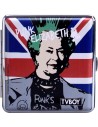 Salvatore Benintende, known by the artistic name TvBoy, began painting in 1996 on the streets of Milan. After moving to Barcelona, he became internationally recognized and has exhibited his works in galleries around the world. He has collaborated with brands such as Nescafe, Mini, Jagermeister, etc. A cigarette case can hold 18 standard cigarettes.