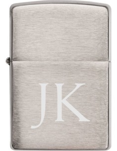 Engraving of Initials on Zippo – Lighter Not Included