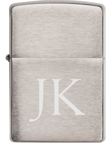Engraving of Initials on Zippo – Lighter Not Included