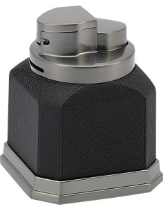Stolový zapaľovač Cube 4x plameň- čierna