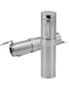Oversized lighter designed for placement on a table or bar, for example. It uses gas as fuel and has 5 flames. Ignition is piezoelectric, and the height of the lighter is 150 mm. The lighter is delivered in a nice box.