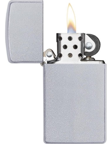 Zippo Slim Satin Chrome