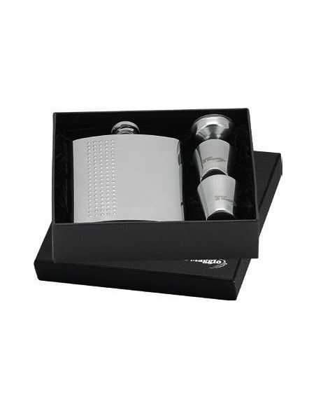 Set ploskačka + 2 poháriky 220ml
