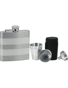 Set ploskačka + 4 poháriky 180ml 97074