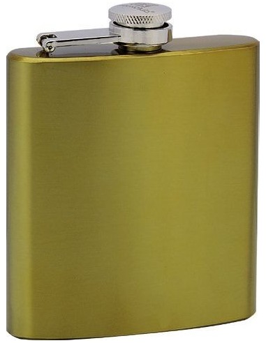Old Gold Hip Flask