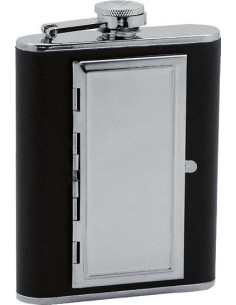 2-in-1 Hip Flask with Cigarette Case