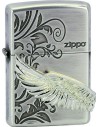 Zberateľský Zippo zapaľovač s emblémom krídla. Zapaľovač bol vyrobený v USA, odkiaľ bol prepravený do Japonska, kde bol upravený do finálnej podoby, ktorú vidíte na fotke. Samozrejmosťou je doživotná záruka.