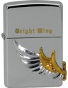 Zberateľský Zippo zapaľovač s emblémom krídel a nápisom Bright Wing. Zapaľovač bol vyrobený v USA, odkiaľ bol prepravený do Japonska, kde bol upravený do finálnej podoby, ktorú vidíte na fotke. Samozrejmosťou je doživotná záruka.
Doživotná záruka na funkčnosť zapaľovača
Dodávaný v darčekovej krabičke s logom Zippo
Tradícia a kvalita od roku 1932
