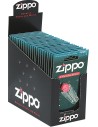 Blistr s plastovým pouzdrem obsahujícím 6 kamínků do zapalovačů Zippo.