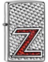 Zippo zapaľovač s emblémom na oboch stranách zapaľovača. Jedná sa o zberateľský model. Zippo je kovový benzínový zapaľovač s doživotnou zárukou a viac ako 80 ročnou tradíciou. Tieto kvalitné zapaľovače sa vyrábajú výhradne v USA.