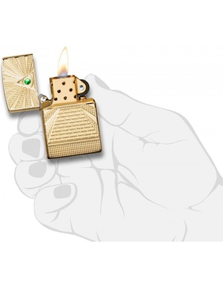 Zippo Armor Swarovski Eye of Providence