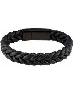 Zippo braided leather bracelet 20cm