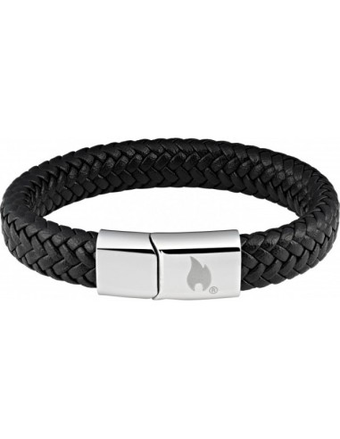 Zippo Braided Leather Bracelet 20cm