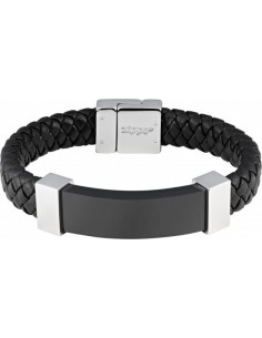 Zippo Braided Leather Bracelet 22 cm