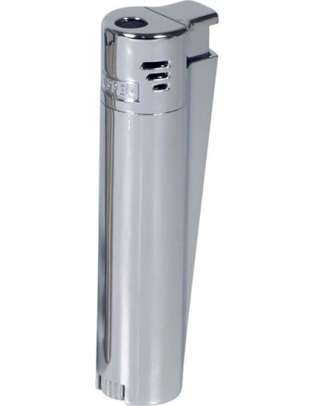 Clipper Tryskový zapaľovač Shiny Silver