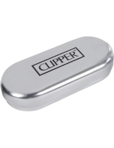 Clipper Tryskový zapaľovač Shiny Silver